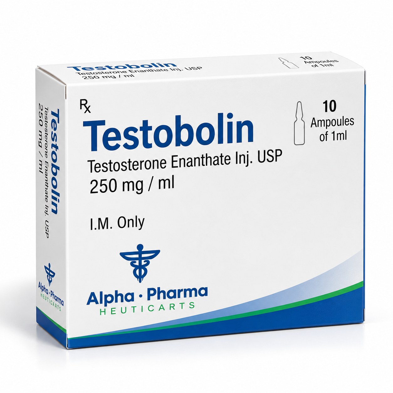Enantato de testo (Testobolin) 250mg/ml - 10ml