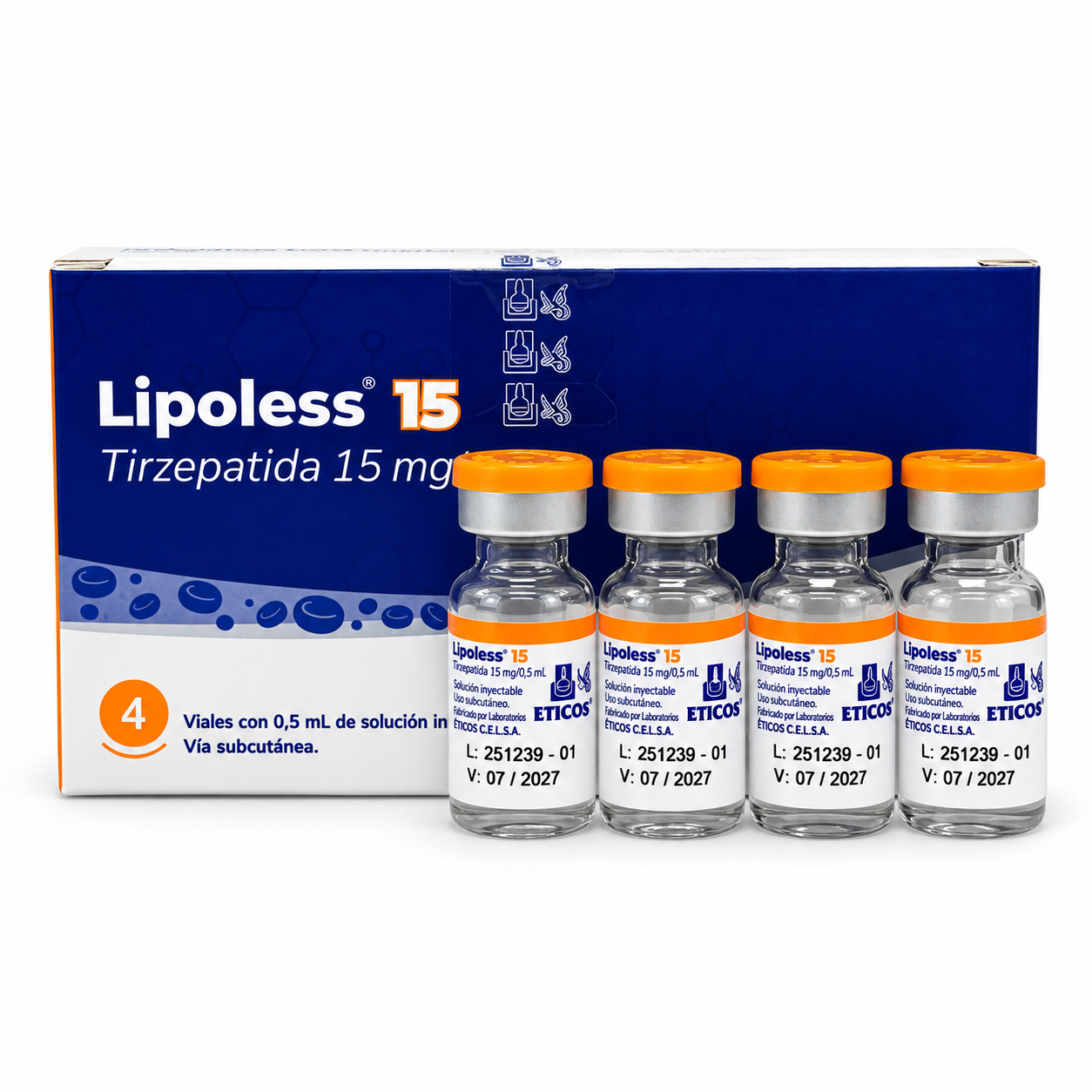 Lipoless 4 ampolas 60mg