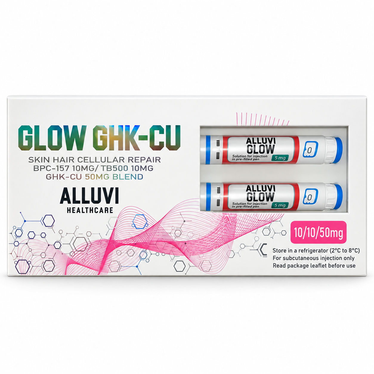 GLOW Alluvi 10/10/50mg canetas
